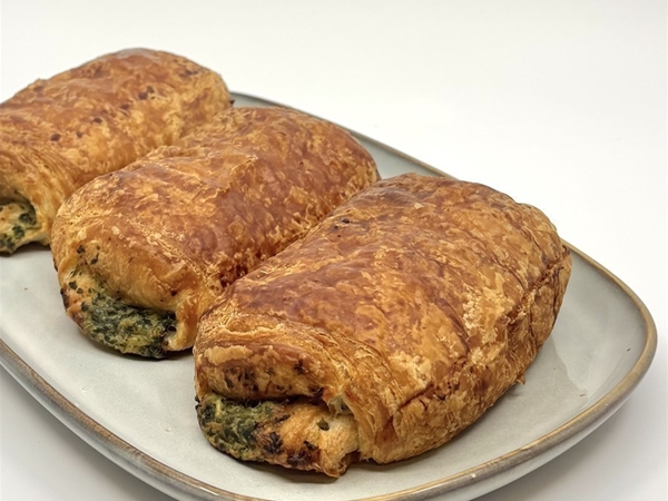 Spinazie ricotta broodje