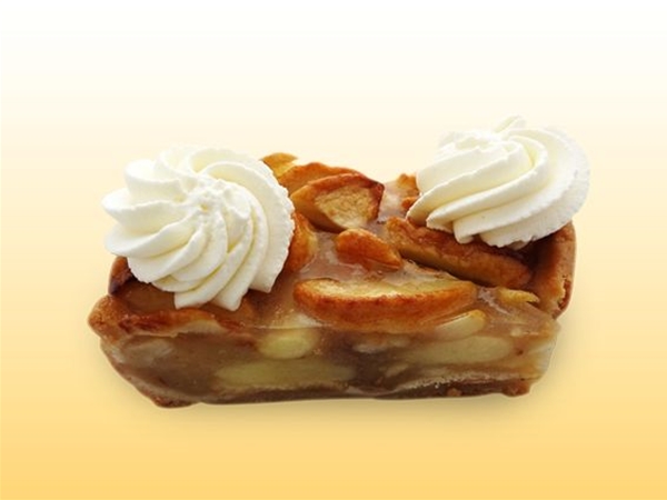 Appelpunt met slagroom